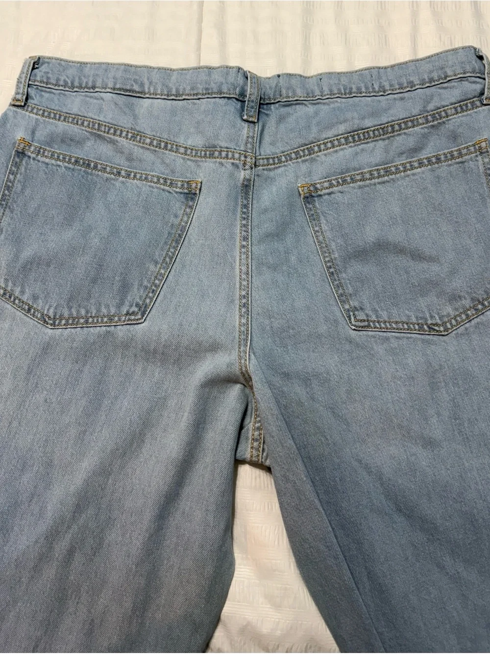Universal Thread Light Blue Distressed Boyfriend Jeans